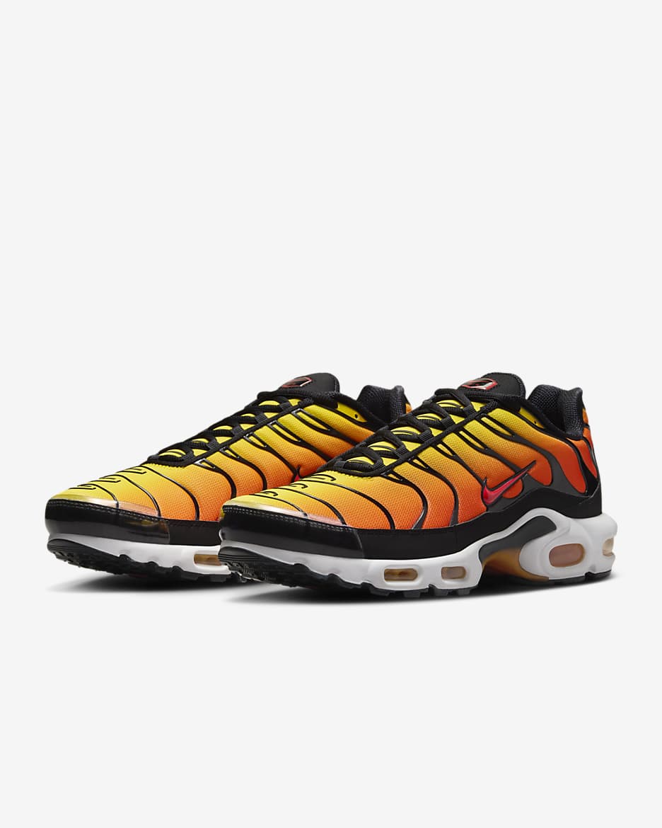 nike air max plus men s black and yellow